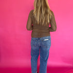 Polka Dot Mesh Long Sleeve Top