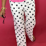 Polka Dot Wide Leg Statement Pants - Shabby 2 Chic Boutiques