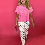 Polka Dot Wide Leg Statement Pants - Shabby 2 Chic Boutiques