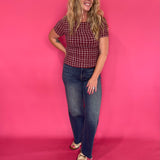 Poppin' Texture Short Sleeve Top