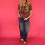 Poppin' Texture Short Sleeve Top
