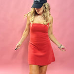 Power Move Active Dress in Red
