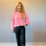 Pretty in Pink Crew Neck Sweater