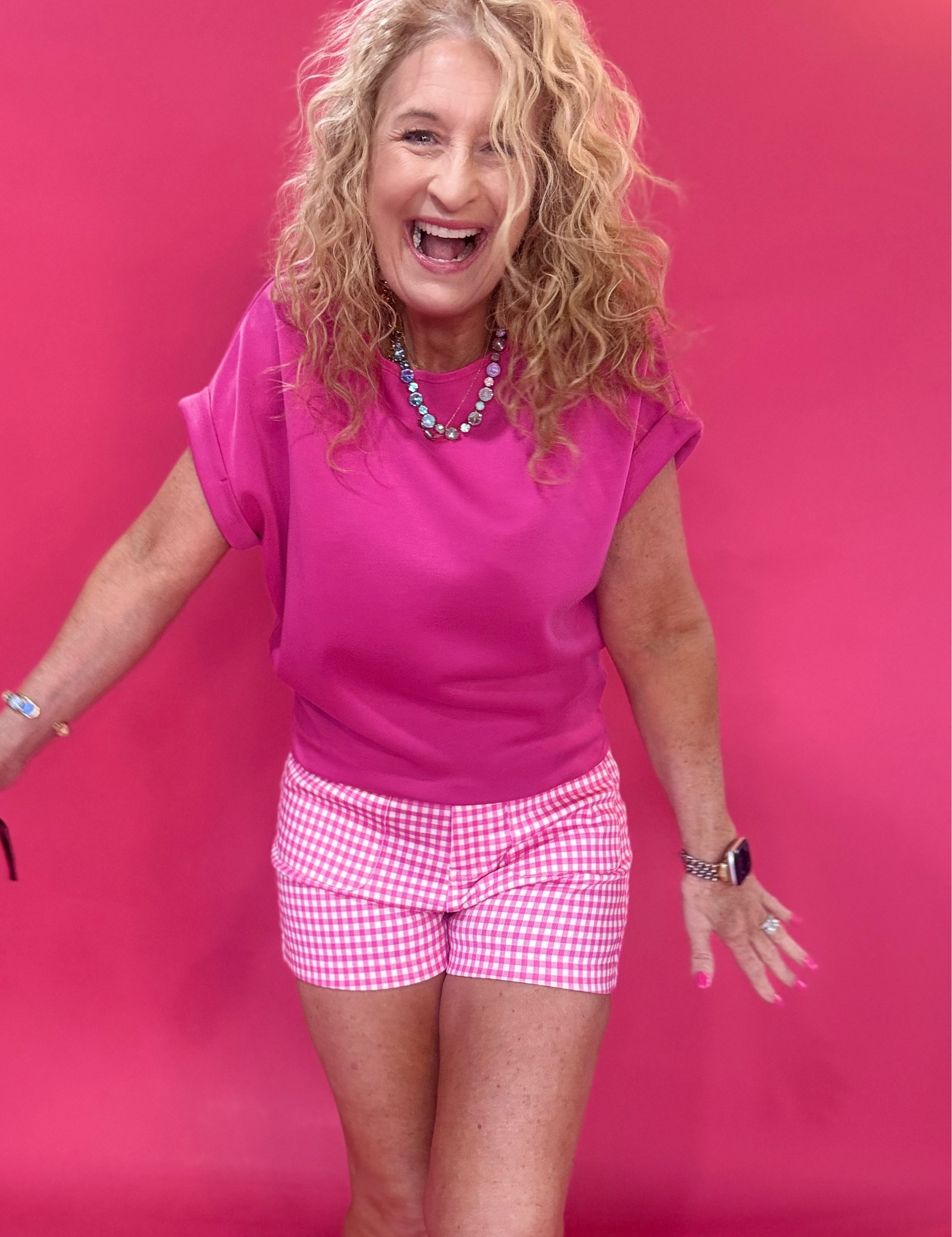 Pretty in Pink Gingham Shorts - Shabby 2 Chic Boutiques