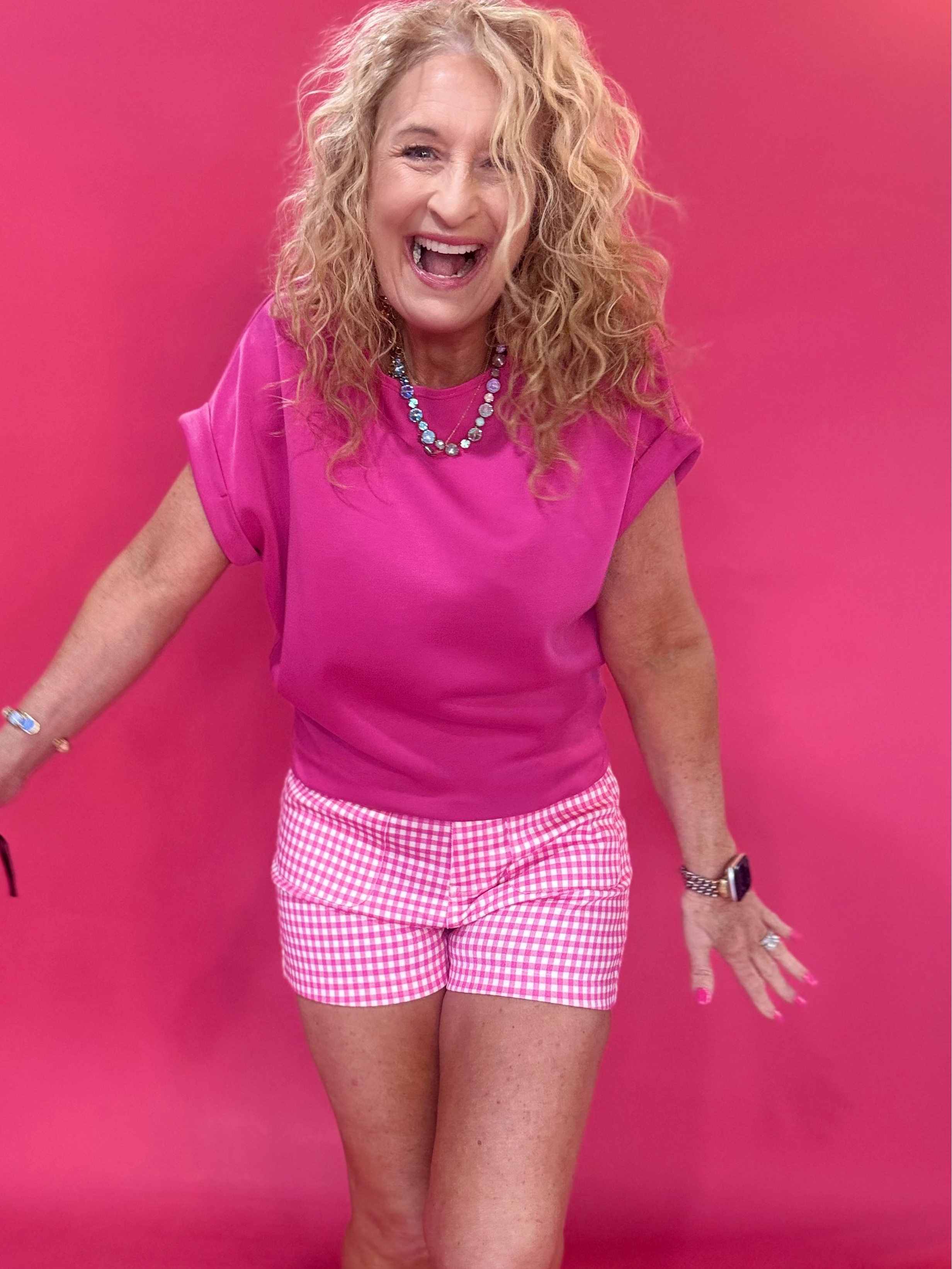 Pretty in Pink Gingham Shorts - Shabby 2 Chic Boutiques