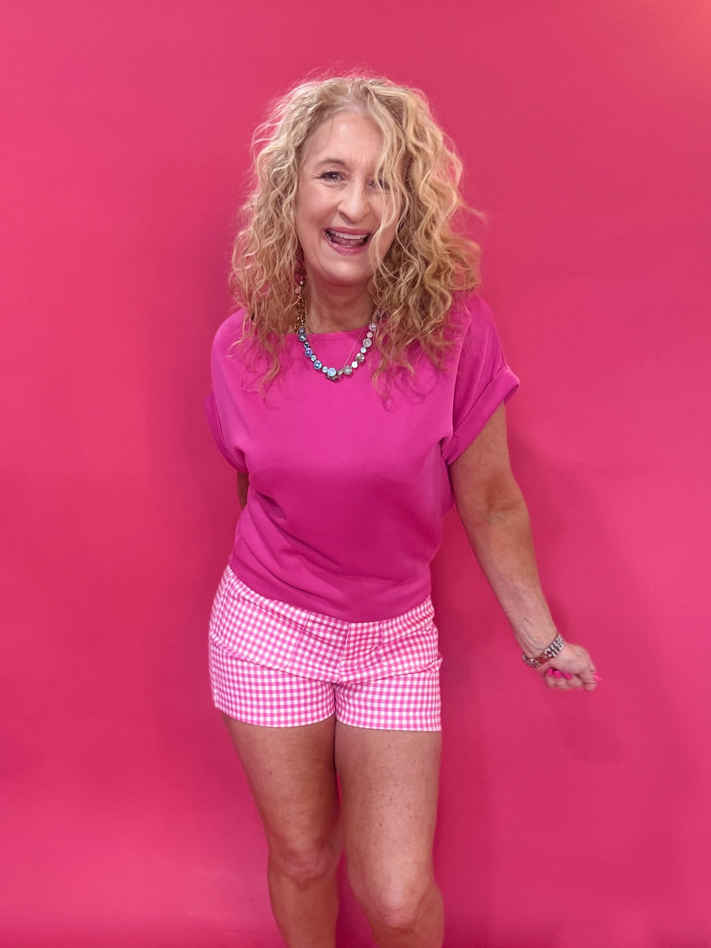 Pretty in Pink Gingham Shorts - Shabby 2 Chic Boutiques