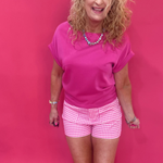 Pretty in Pink Gingham Shorts - Shabby 2 Chic Boutiques