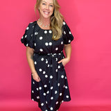 Pretty in Polka Dot Midi Dress - Shabby 2 Chic Boutiques