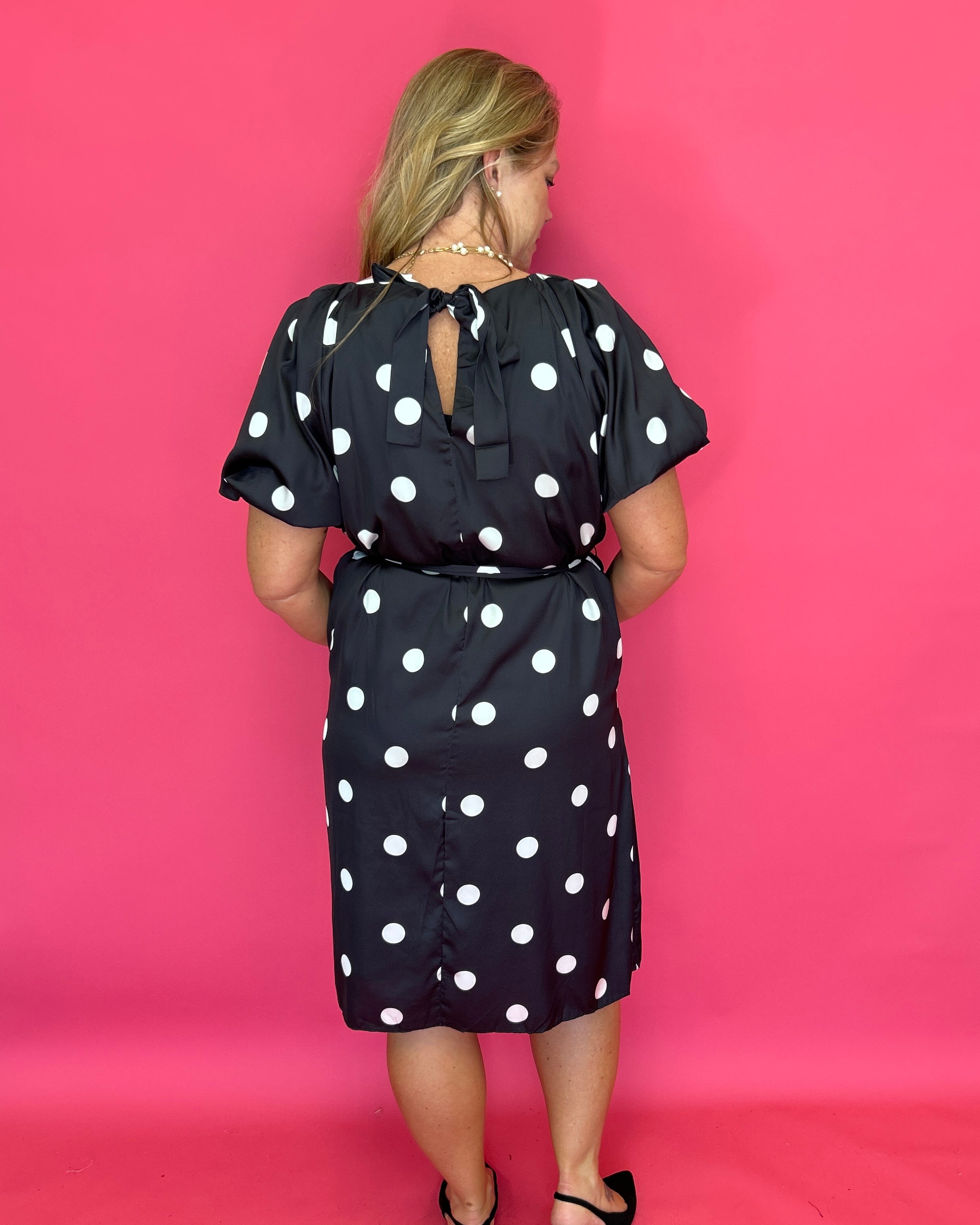 Pretty in Polka Dot Midi Dress - Shabby 2 Chic Boutiques