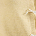 Sweet Pearl Bow Cardigan in Yellow