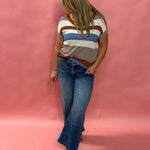 Radiant Days Knit Top – Lightweight Striped Fall Sweater