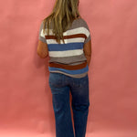 Radiant Days Knit Top – Lightweight Striped Fall Sweater