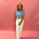 Ranch Ready Tencel Button-Down Blouse