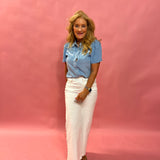 Ranch Ready Tencel Button-Down Blouse