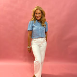 Ranch Ready Tencel Button-Down Blouse