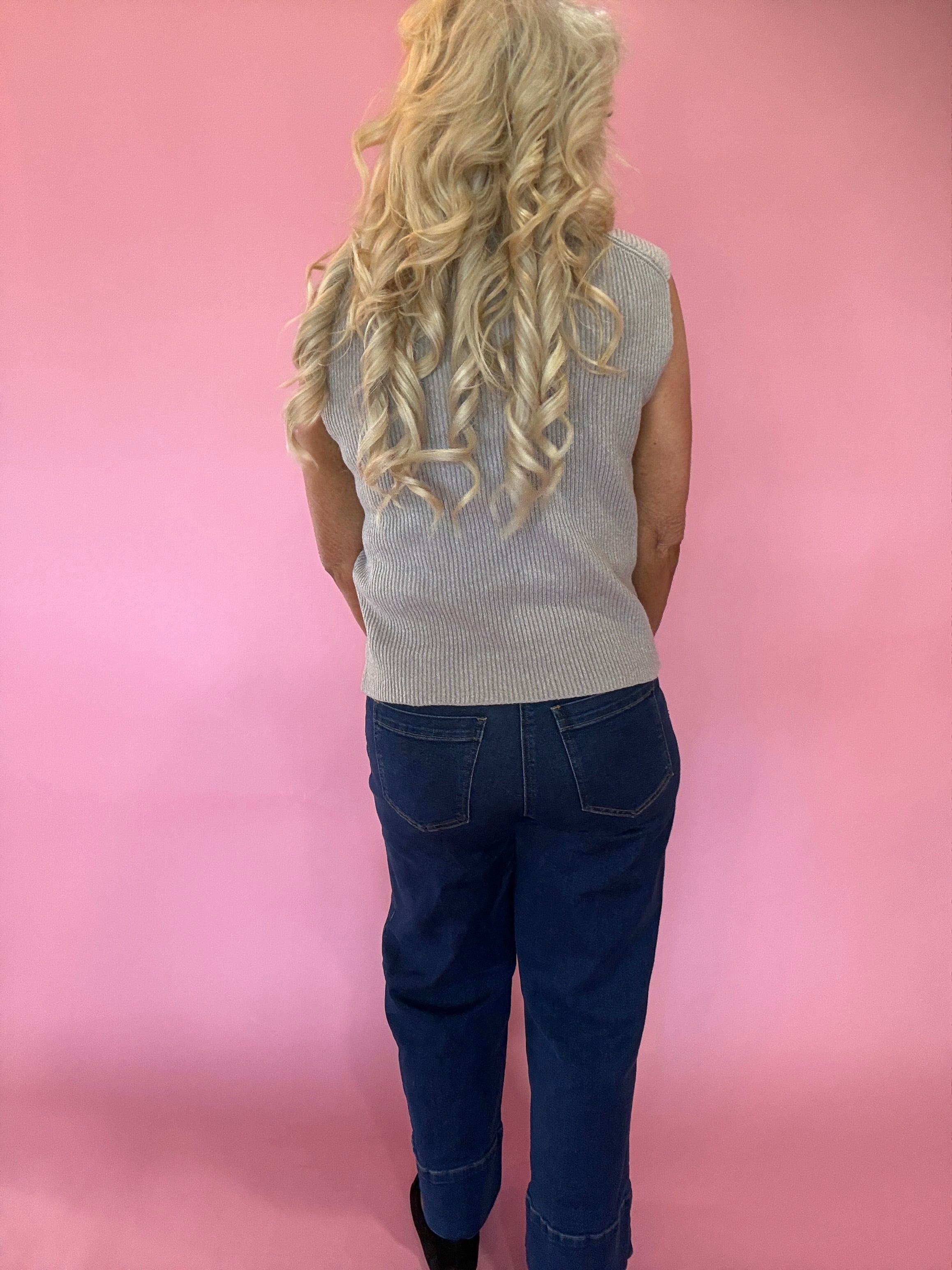Raw Mock Neck Dolman Sleeve Sweater Knit Top