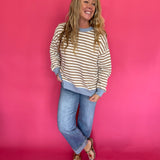 Reach-For-It Knit Pullover in Blue