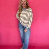 Reach-For-It Knit Pullover in Blue