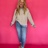 Reach-For-It Knit Pullover in Blue