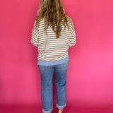 Reach-For-It Knit Pullover in Blue