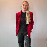 Red Carpet Velvet Blazer
