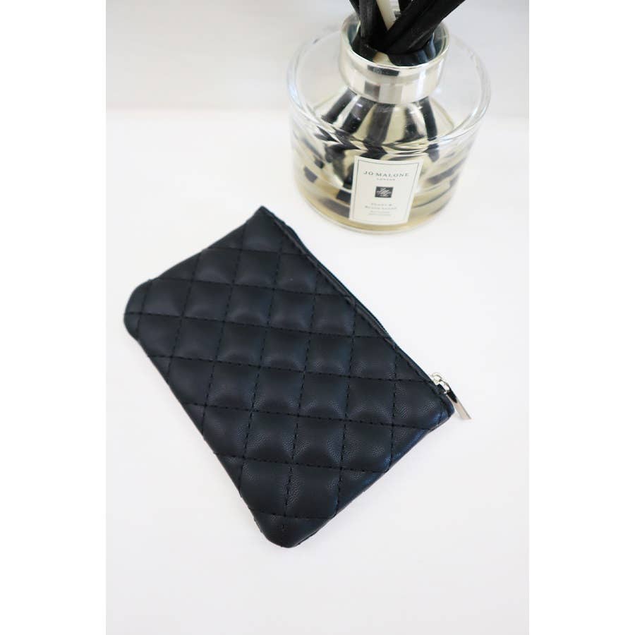 Rhombus Pattern Zipper Coin Purse