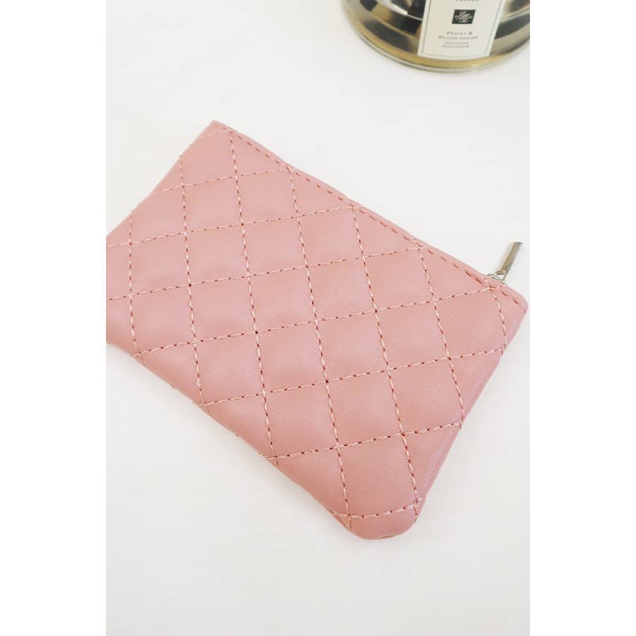 Rhombus Pattern Zipper Coin Purse
