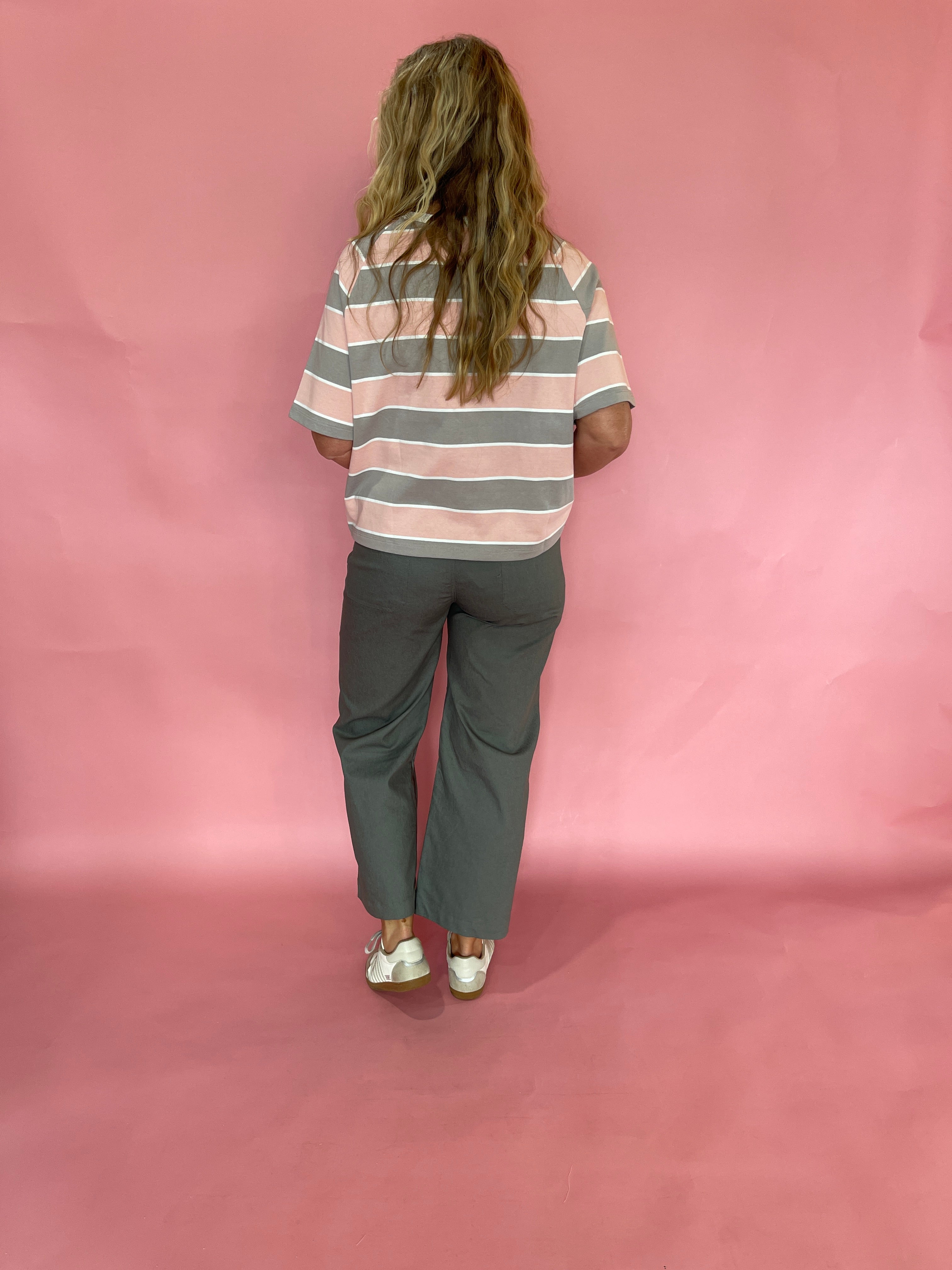 Room to Breathe Oversized Striped Knit Top