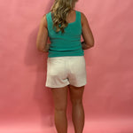 Rosalia Shorts Tailored Shorts in Taupe