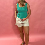 Rosalia Shorts Tailored Shorts in Taupe