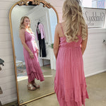 Rose Maxi Dress in Dusty Orchid