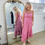 Rose Maxi Dress in Dusty Orchid