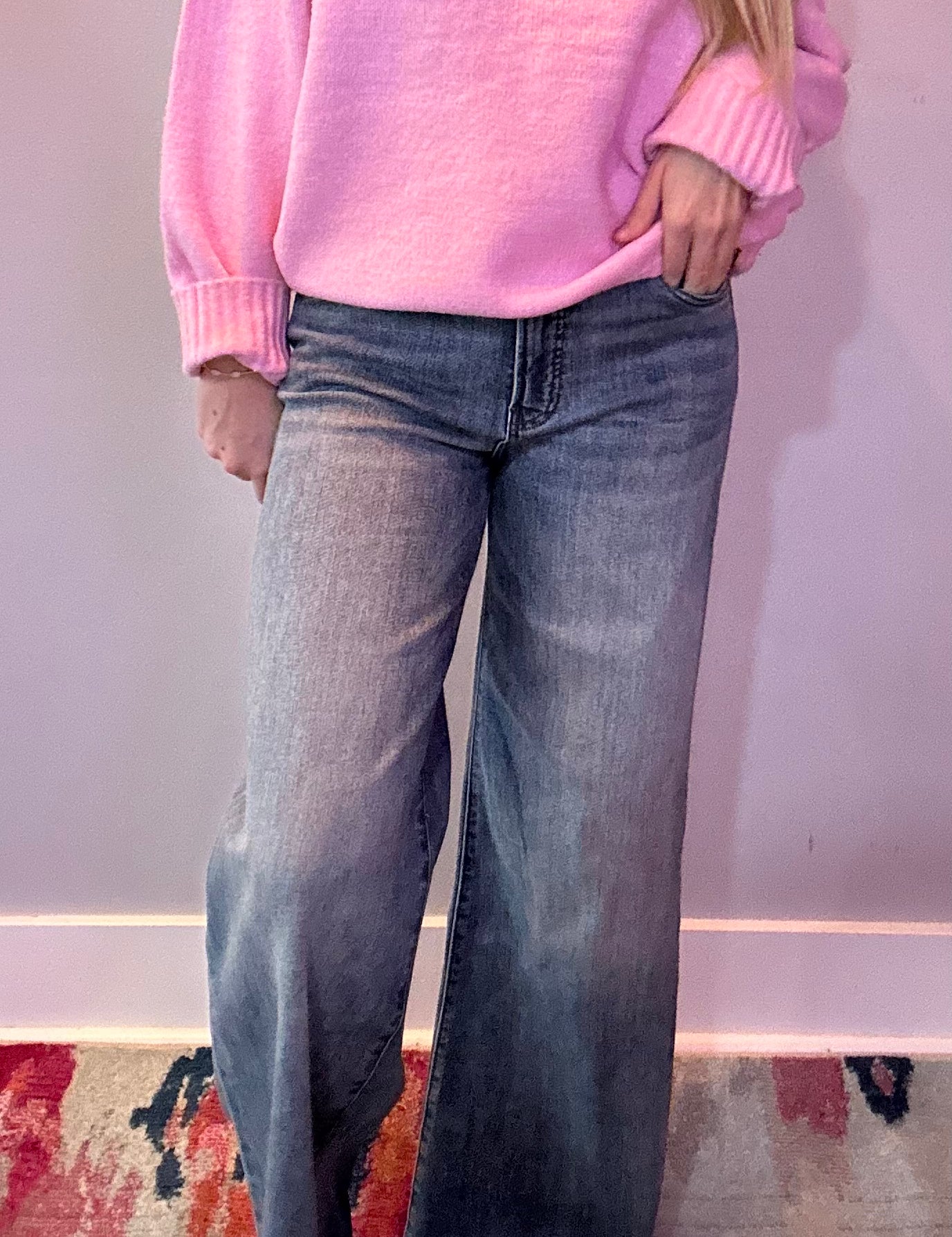 Ryan High Rise Fab Ab Super Wide Leg