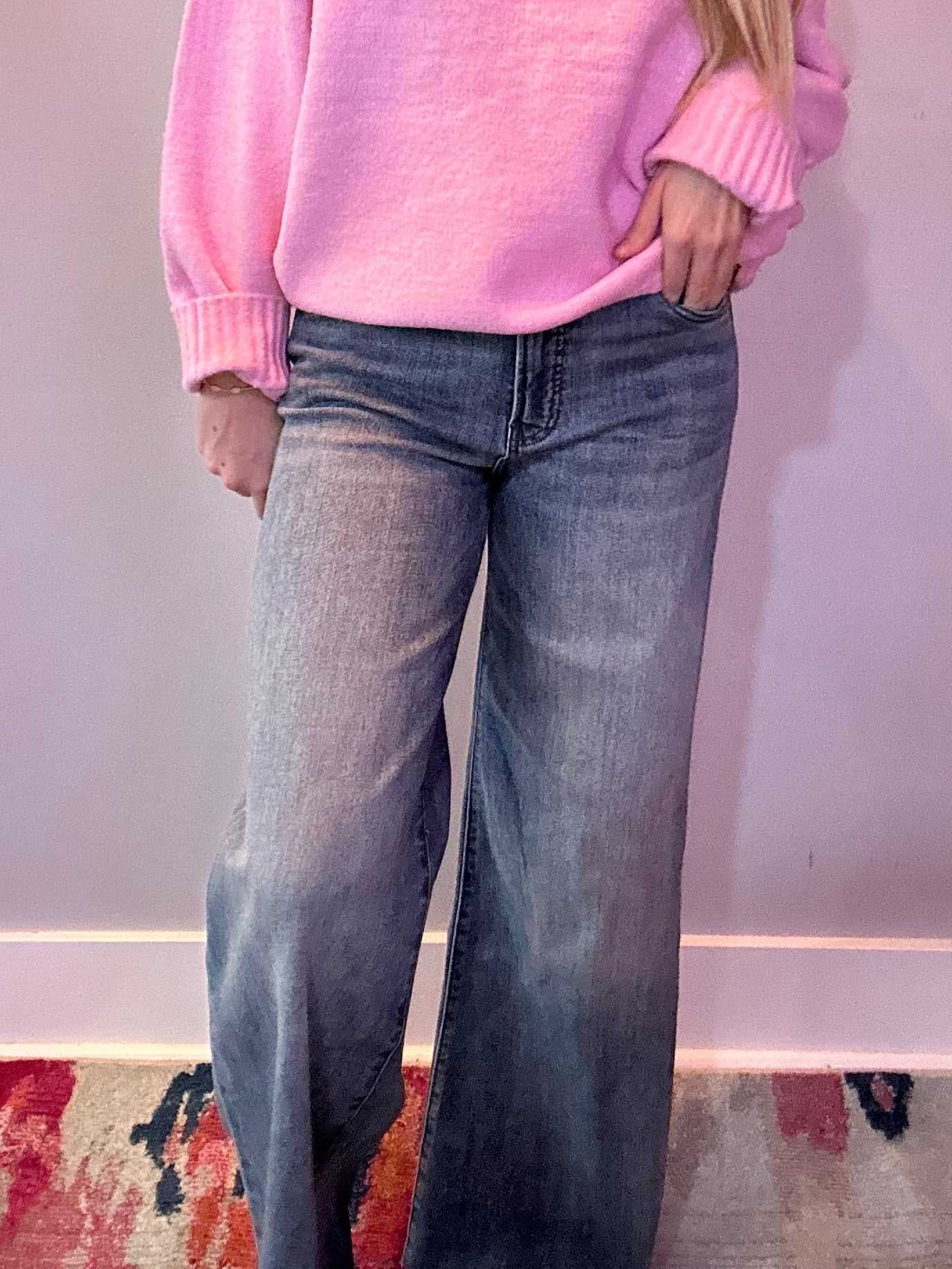 Ryan High Rise Fab Ab Super Wide Leg