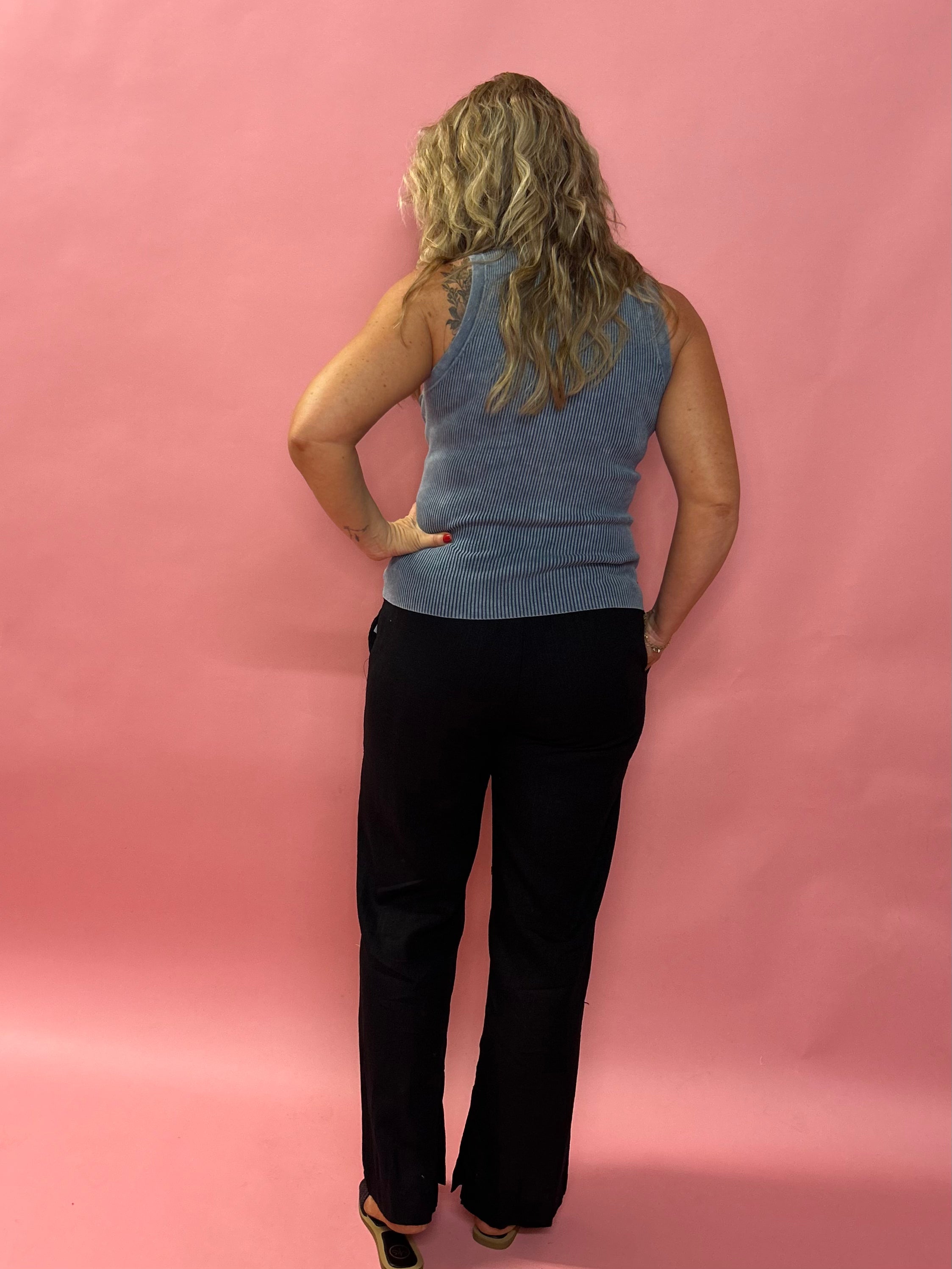 Sandy Resort Radiance Pants in Black