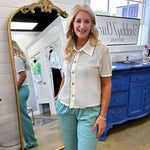 Sandy Resort Radiance Pants in Grey Teal