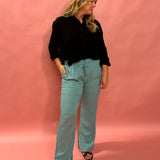 Sandy Resort Radiance Pants in Grey Teal