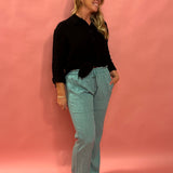 Sandy Resort Radiance Pants in Grey Teal