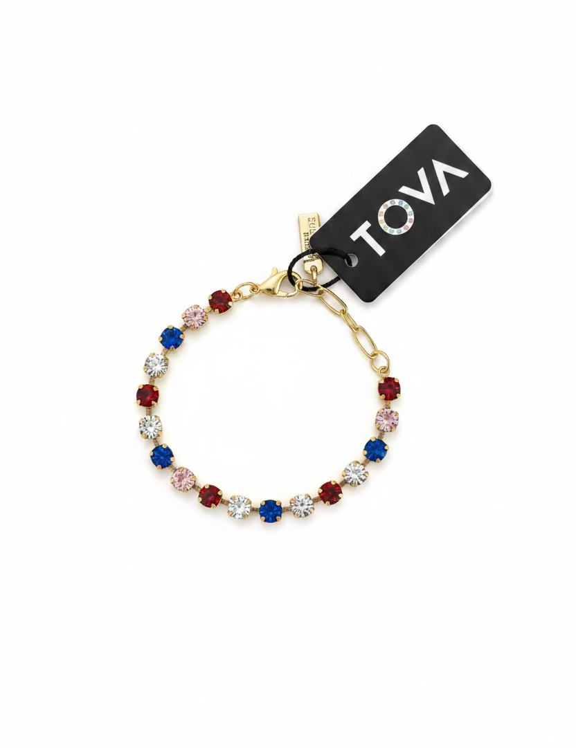 Sarina Bracelet - Fourth of July Mix Tova