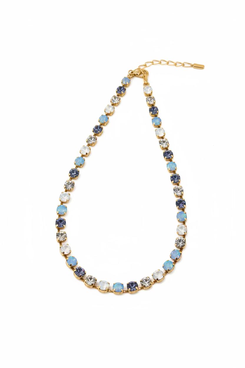 Sarina Necklace in Blue Mix Tova