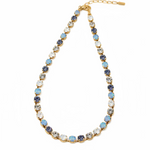 Sarina Necklace in Blue Mix Tova