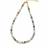 Sarina Necklace in Blue Mix Tova
