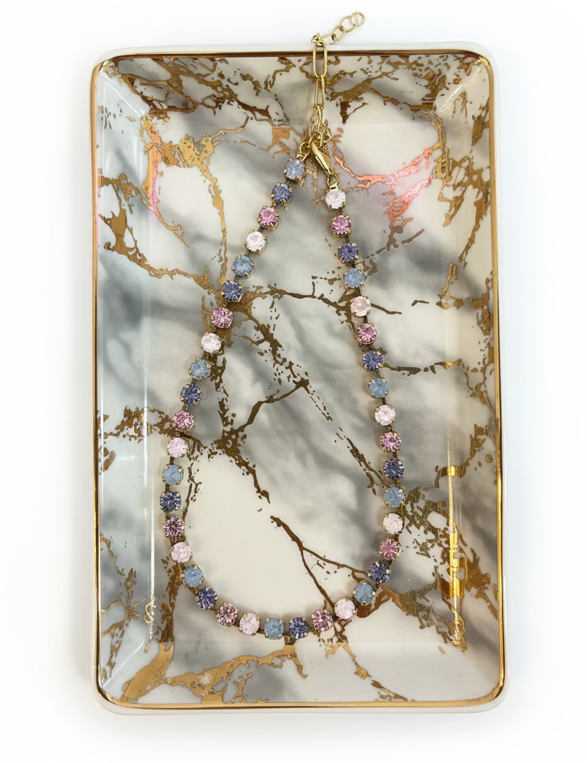 Sarina Necklace in Blue Mix Tova