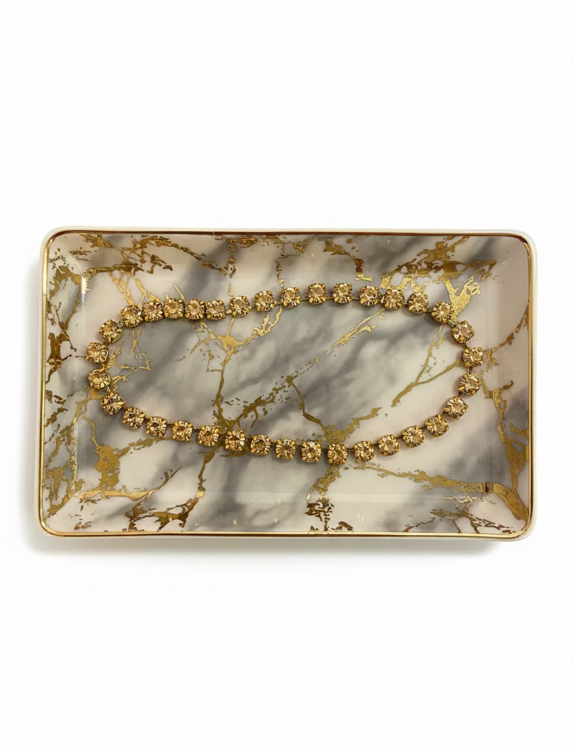 Sarina Necklace in Clear Tova