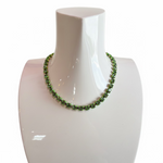 Sarina Necklace in Smutt Green Tova