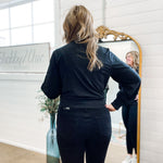 Scorpio Shine Jersey Top in Black