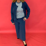 Scout Jersey Flare Pant in Indigo Pant