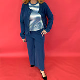 Scout Jersey Flare Pant in Indigo Pant