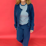Scout Jersey Flare Pant in Indigo Pant