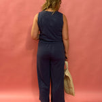Scout Textured Slub Pant in Worn Blue
